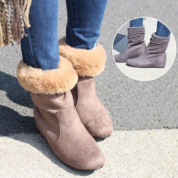 2way インヒール ファー ブーツ レディース 秋冬 あったか ショートds Le616 Edie 通販 Yahoo ショッピング
