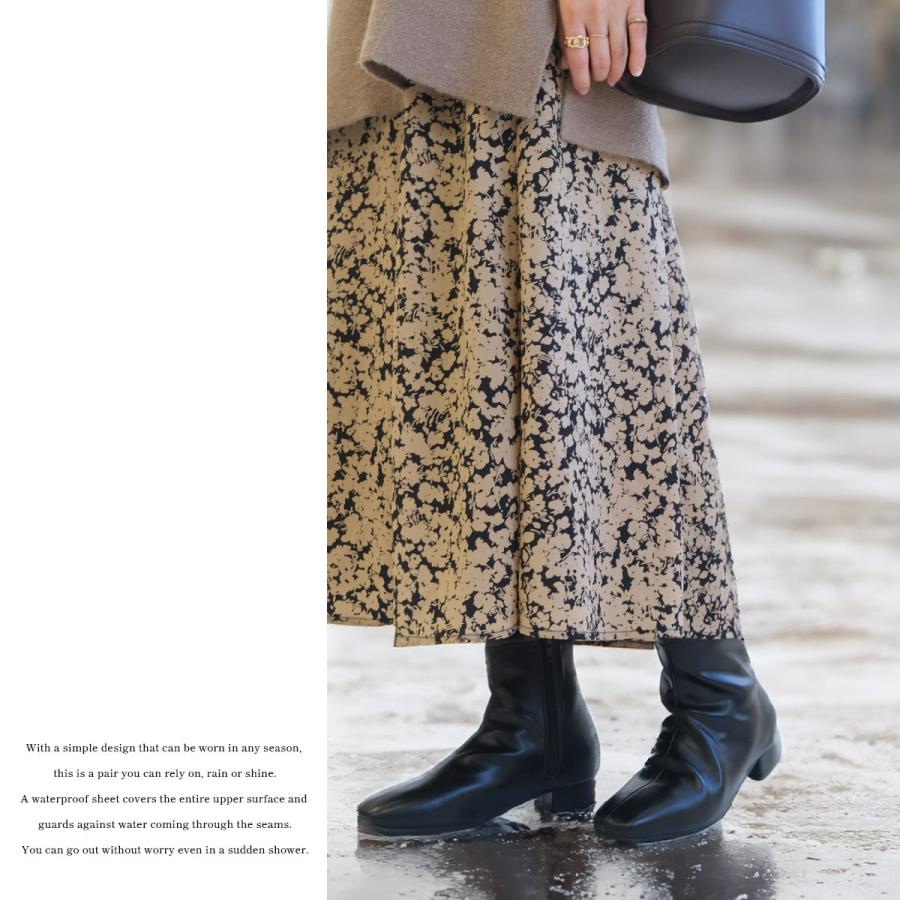 AmiAmi（アミアミ） ショートブーツ レディース 晴雨兼用 防水 痛く