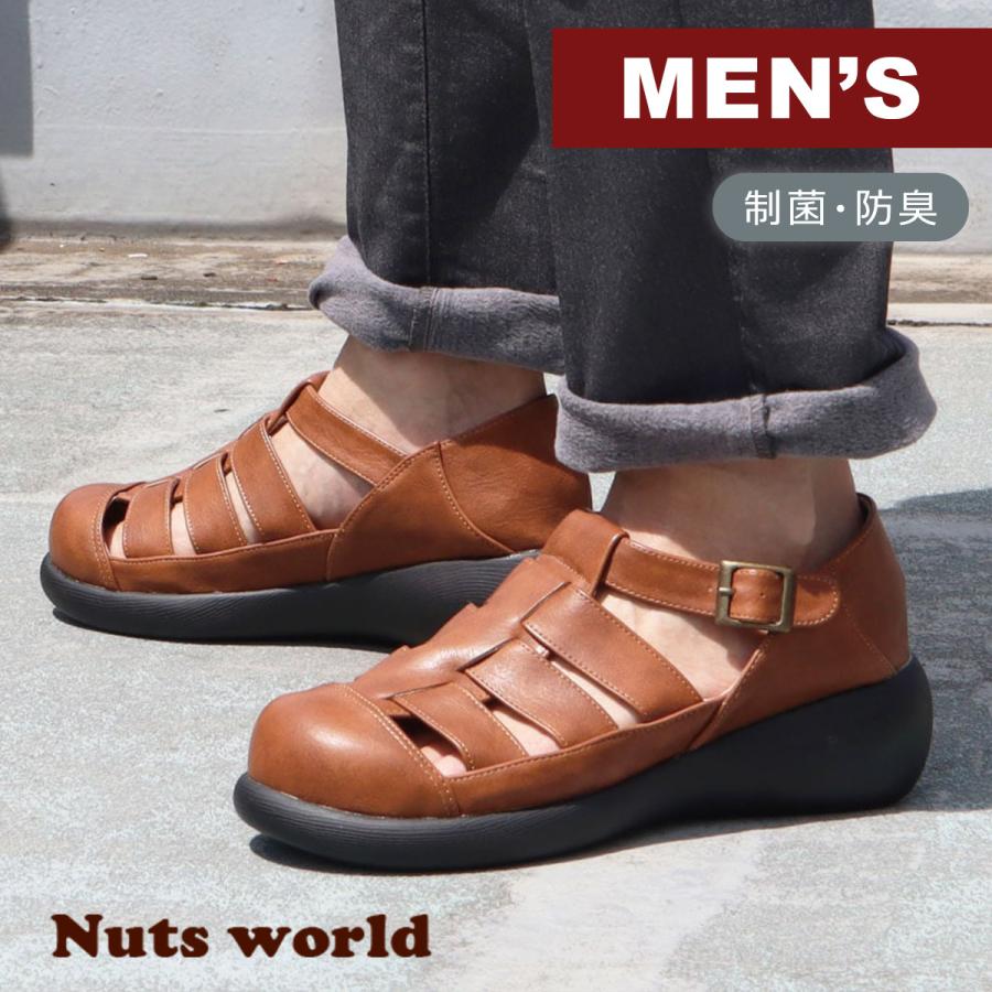 メンズ サンダル 厚底 グルカサンダル 歩きやすい 立ち仕事 疲れにくい
