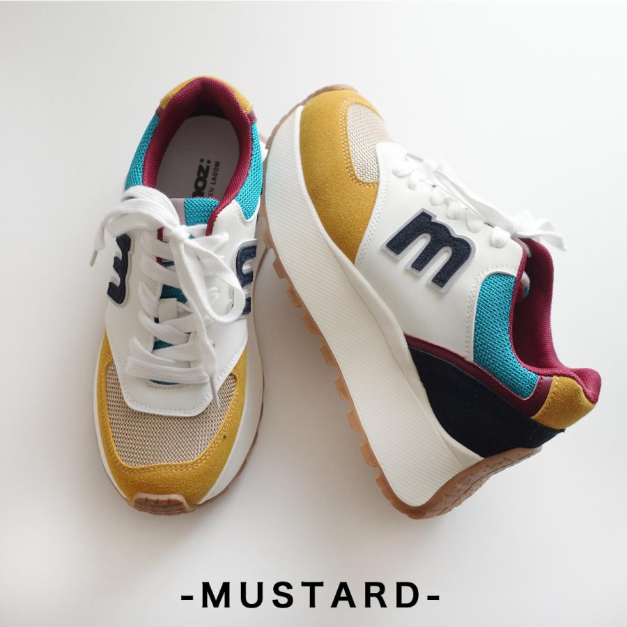 スニーカー モズ moz レディース 厚底 歩きやすい 可愛い 履きやすい