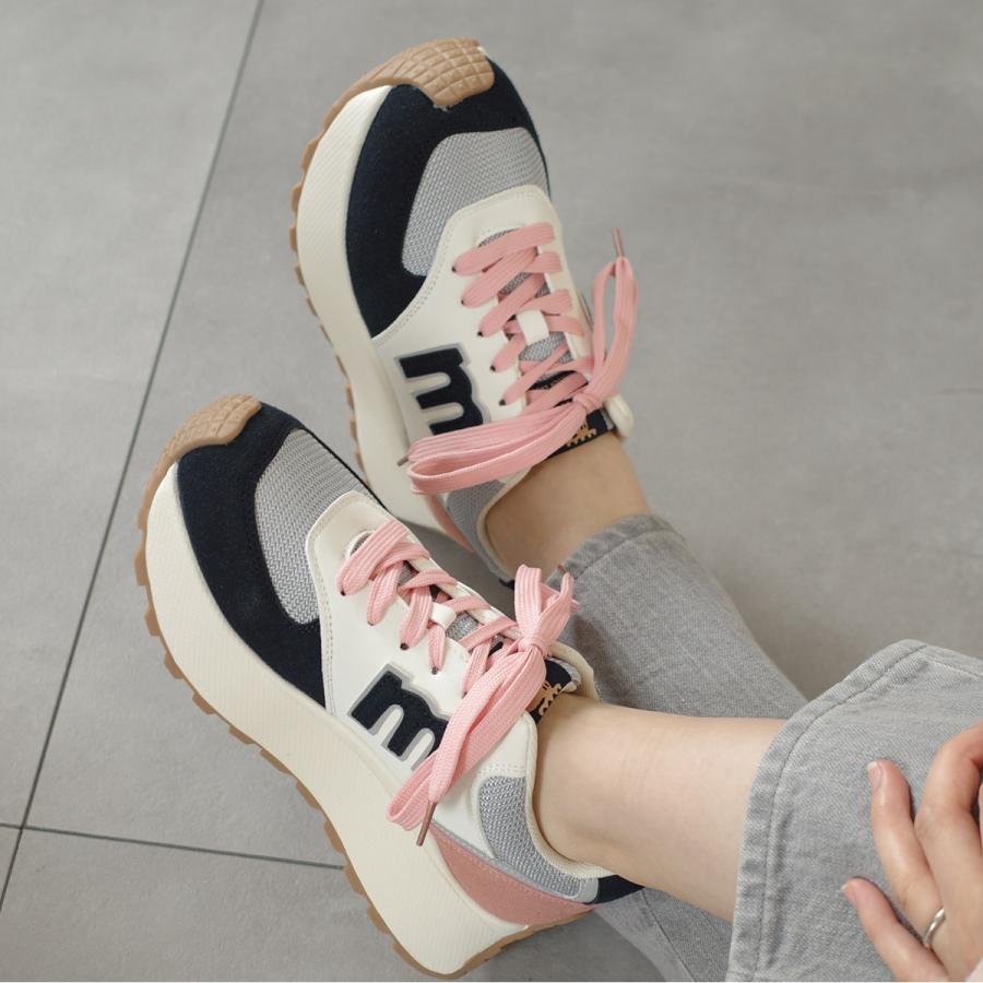 スニーカー モズ moz レディース 厚底 歩きやすい 可愛い 履きやすい