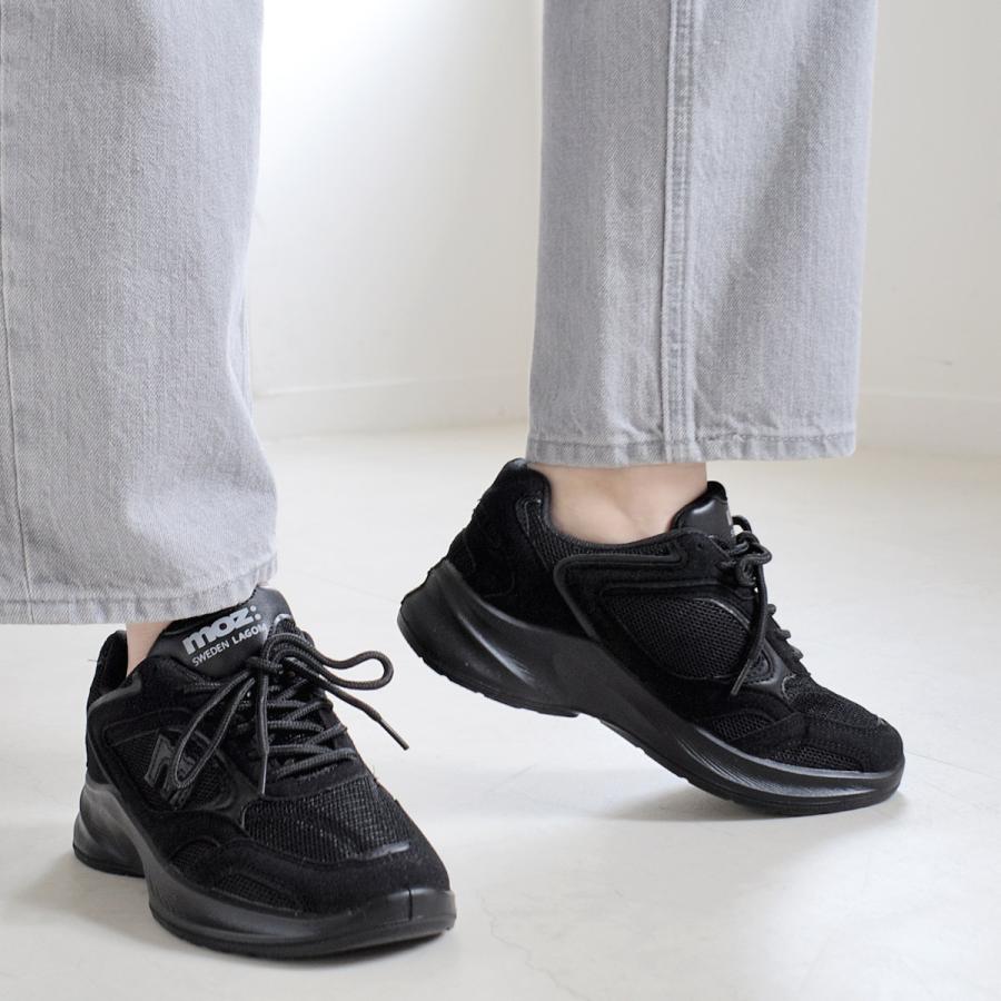 moz モズ スニーカー 厚底 レディース 歩きやすい 履きやすい