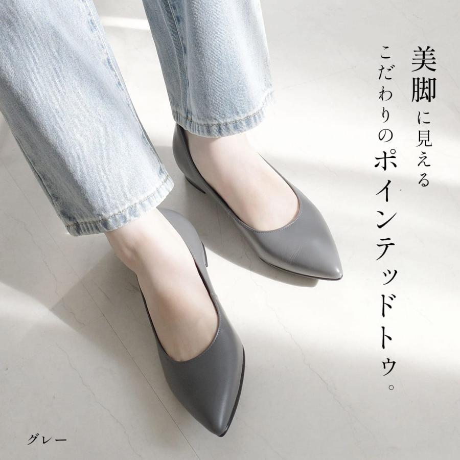 パンプス 本革 レディース 日本製 痛くない 歩きやすい ローヒール