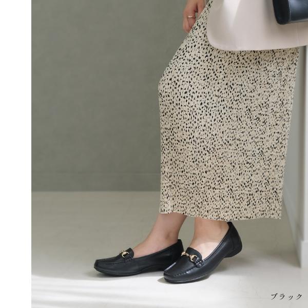 ローファー 本革 レディース 痛くない 歩きやすい 通勤 ヒールなし ローヒール 仕事 オフィス 3E ぺたんこ ドライビングシューズ 幅広 ポインター amiami エディ_8