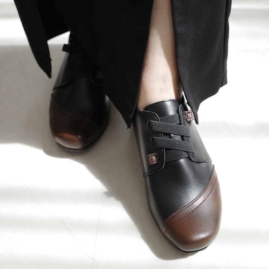 パンプス ローヒール 本革 レディース 歩きやすい 履きやすい おしゃれ