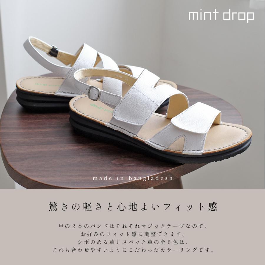 サンダル レディース 軽い ローヒール 本革 歩きやすい 軽量 痛くない