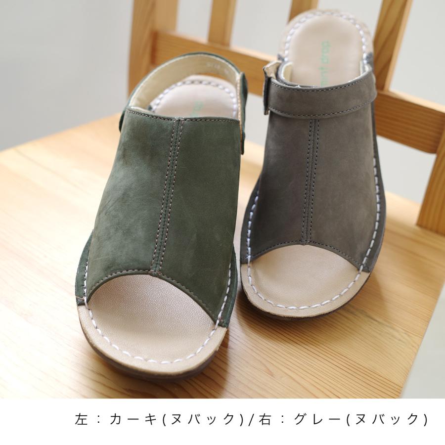 サンダル 本革 厚底 レディース サボ ウェッジソール ミュール 牛革 履きやすい 歩きやすい つっかけ 軽量 軽い シルバー 白 黒 2WAY ポインター amiami エディの画像