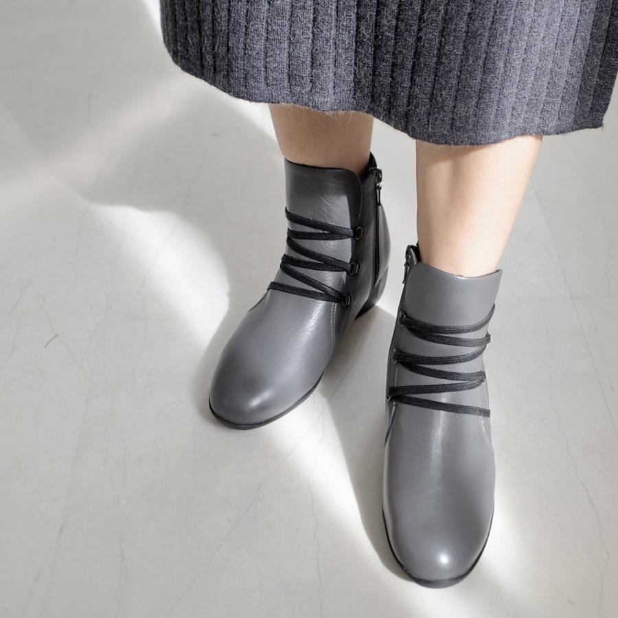 ショートブーツ レディース 本革 歩きやすい 履きやすい ブーツ