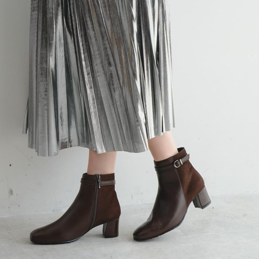 ショートブーツ 本革 レディース 歩きやすい 仕事 おしゃれ 通勤