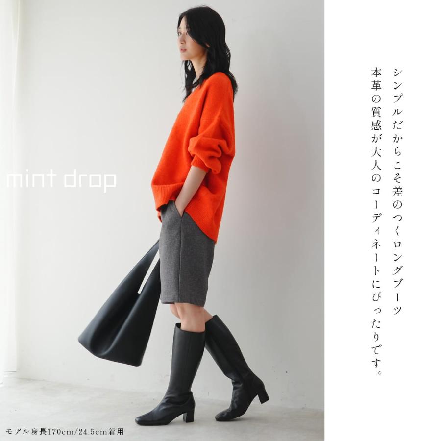 ロングブーツ 本革 レディース 履きやすい 痛くない 歩きやすい 通勤