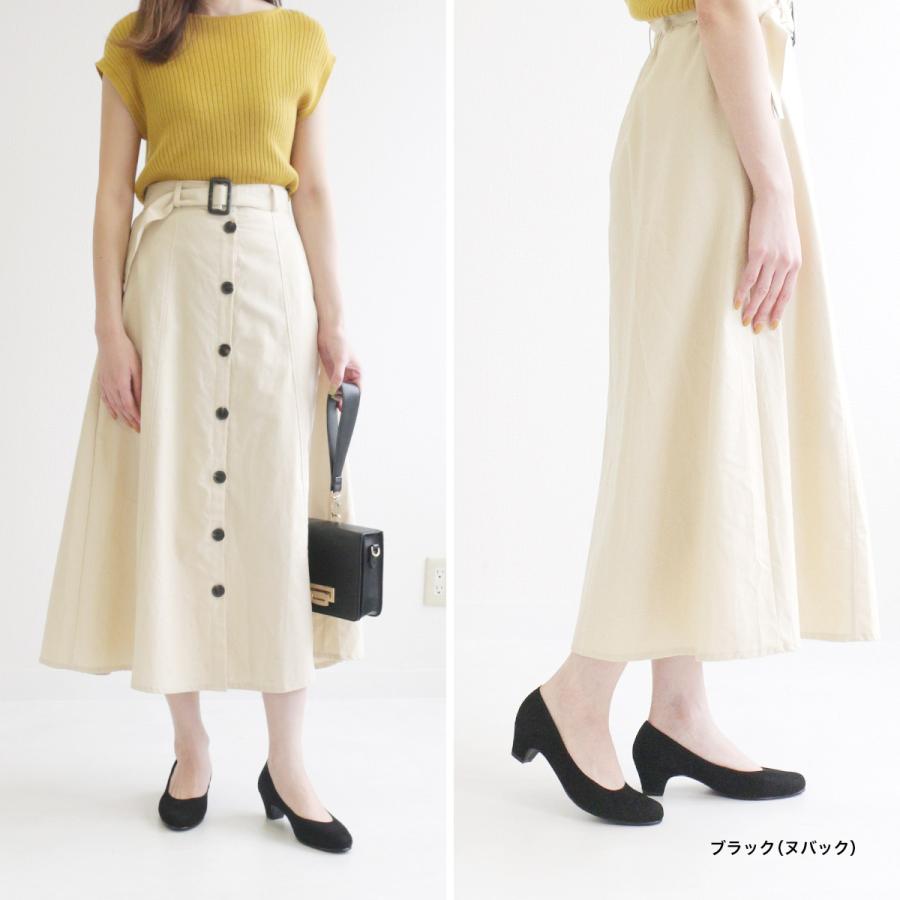 パンプス 本革 レディース 日本製 痛くない 履きやすい ローヒール 歩きやすい 牛革 柔らかい 仕事 通勤 就活 革製 幅広 オフィス 3E 太めヒール amiami エディ_22