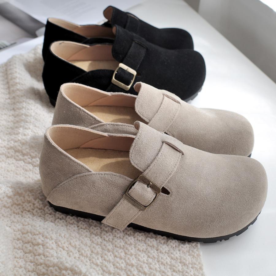 AmiAmi（アミアミ） サボ 本革 レディース スリッポン バブーシュ 歩き