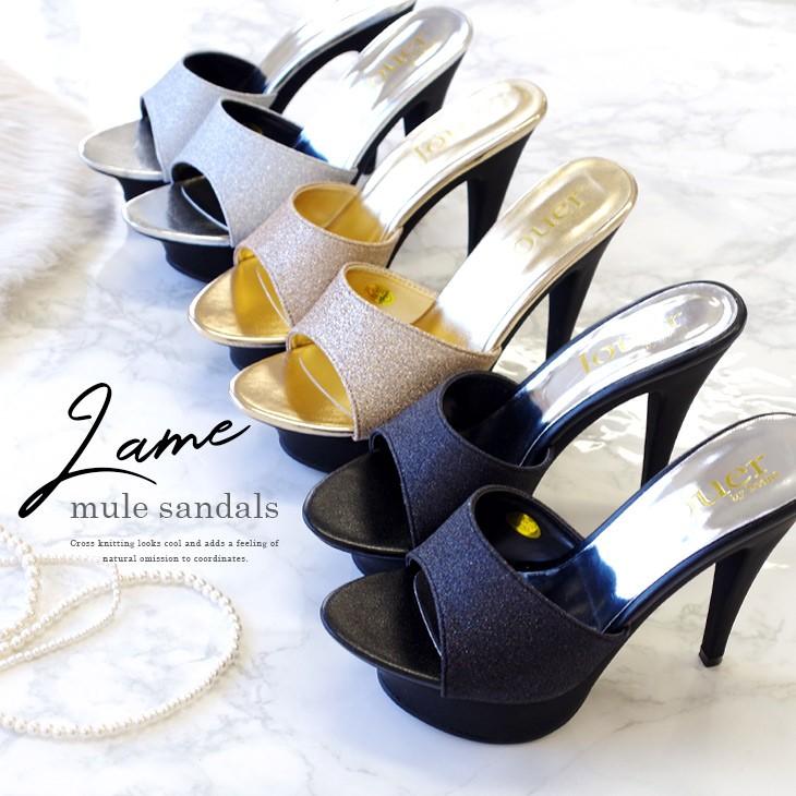 AmiAmi（アミアミ） ミュール サンダル レディース ハイヒール ヒール