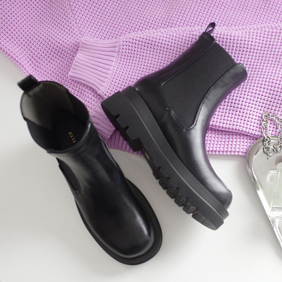 AmiAmi（アミアミ） ショートブーツ 厚底 レディース 厚底ブーツ 歩き