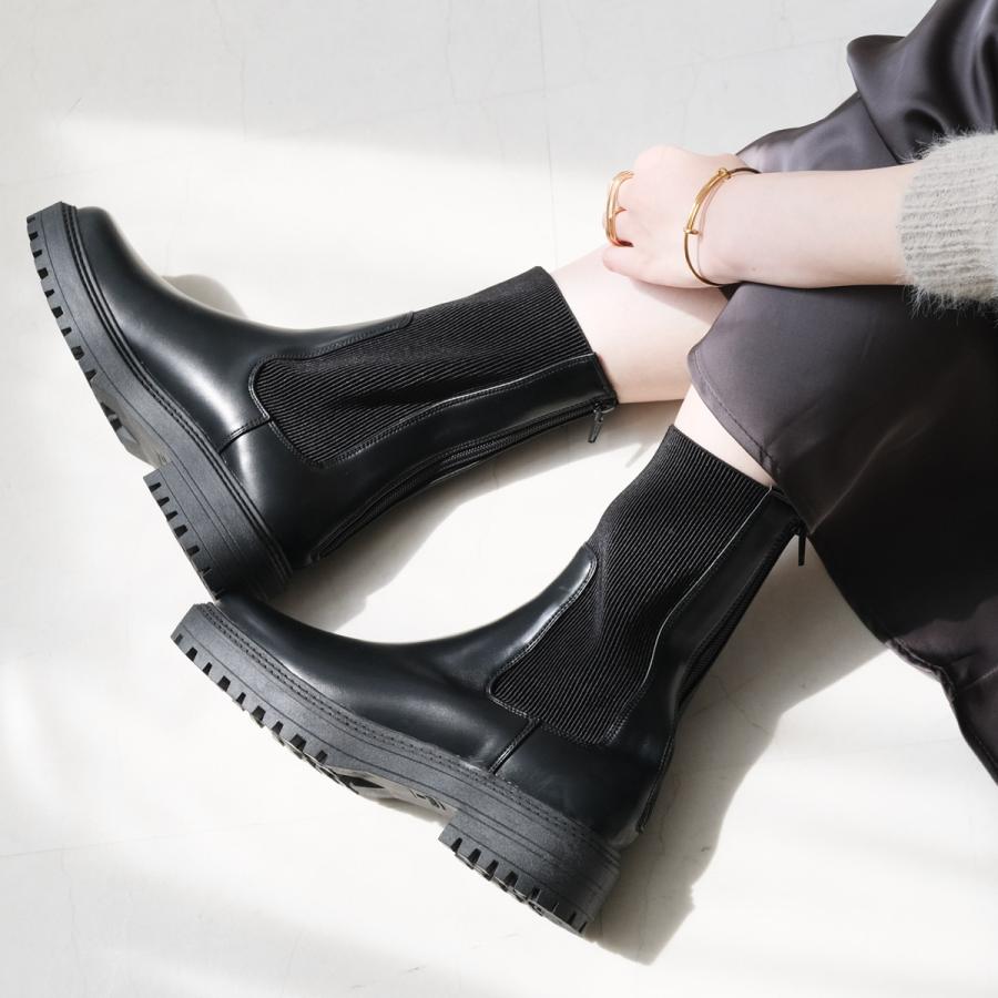 AmiAmi（アミアミ） ショートブーツ レディース 厚底 おしゃれ 歩き