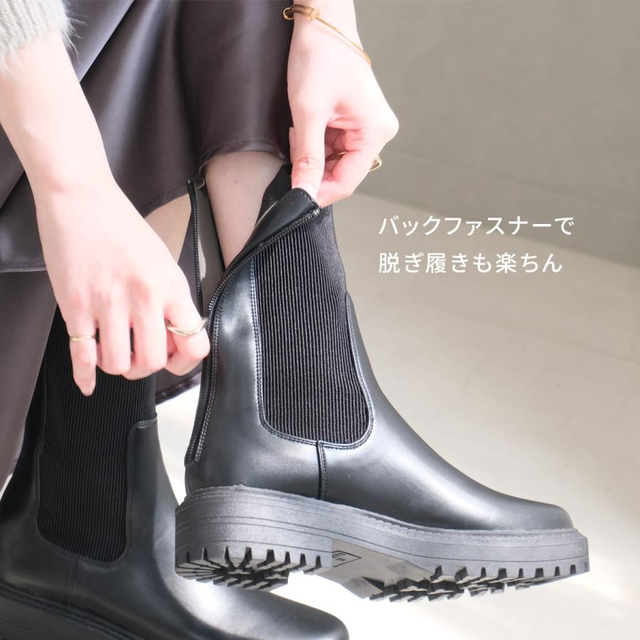AmiAmi（アミアミ） ショートブーツ レディース 厚底 おしゃれ 歩き