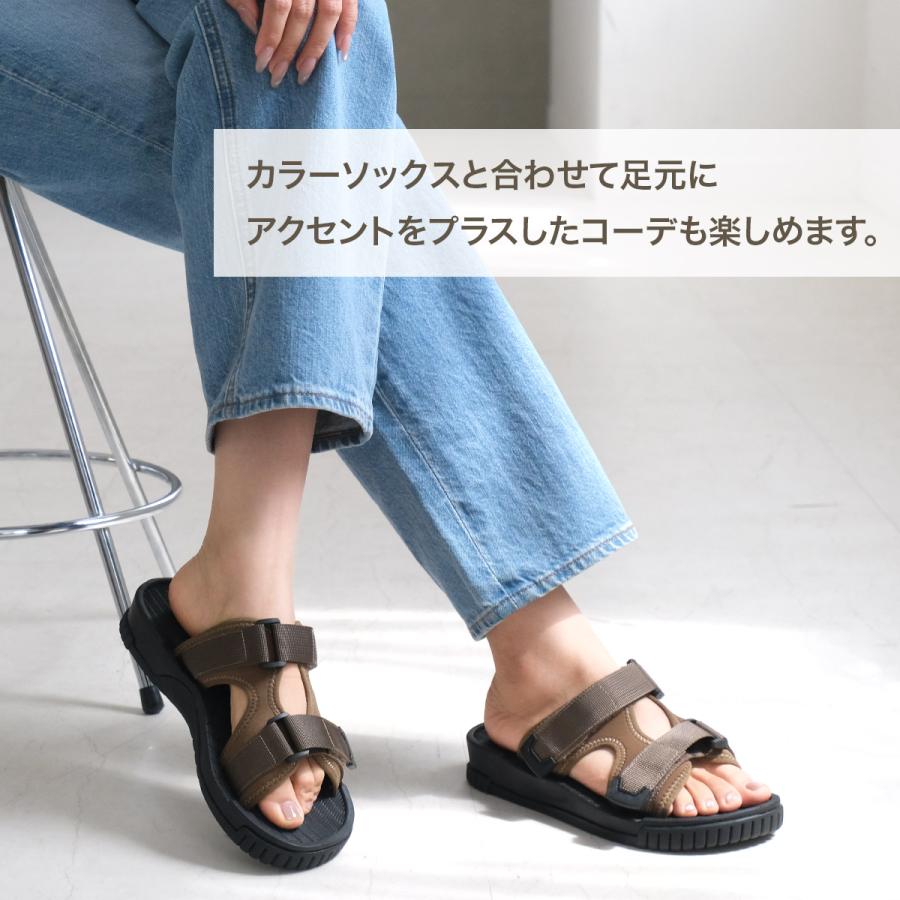 AmiAmi（アミアミ） サンダル レディース ローヒール 歩きやすい 履き