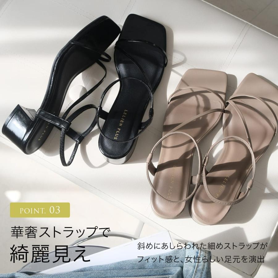 AmiAmi（アミアミ） サンダル レディース ローヒール 痛くない