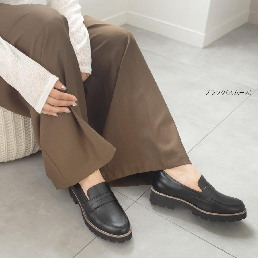 AmiAmi（アミアミ） ローファー レディース 痛くない 厚底 歩きやすい