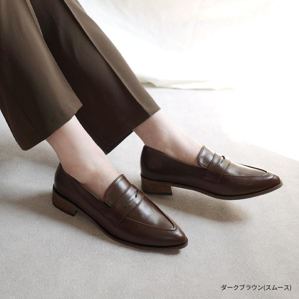 AmiAmi（アミアミ） ローファー パンプス ローヒール レディース 通勤