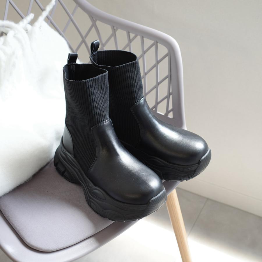 AmiAmi（アミアミ） ショートブーツ レディース 厚底 ローヒール