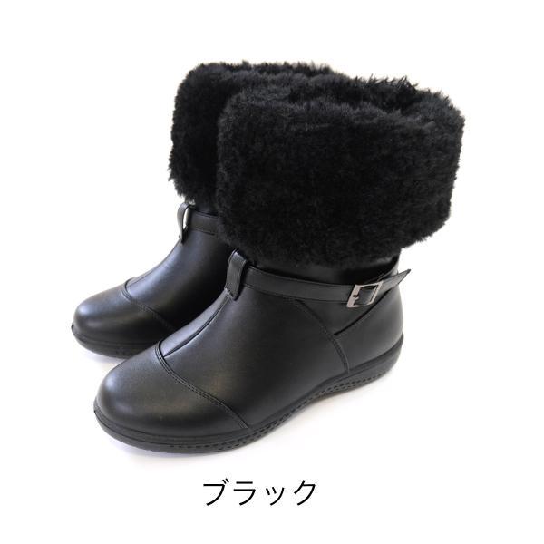 ショートブーツ レディース スノーブーツ ボア 暖かい 歩きやすい 防水