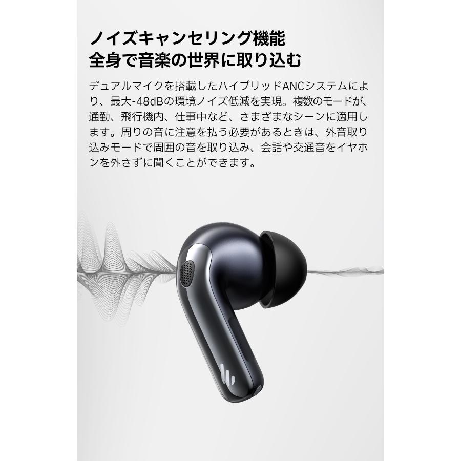 Edifier EDIFIER EvoBuds Pro ワイヤレスイヤホン Bluetooth6.0 ノイズ