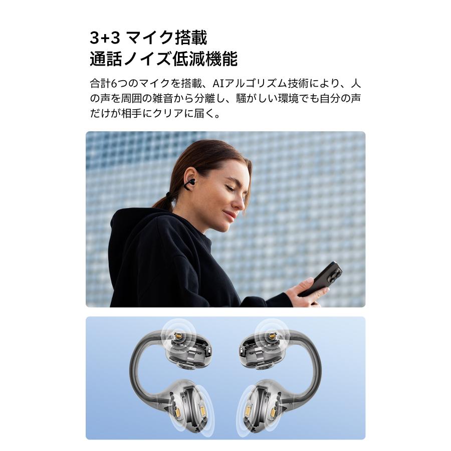 EDIFIER LolliClip ホワイト Edifier LolliClip（エディファイア ロリクリップ）｜AIノイズキャンセ