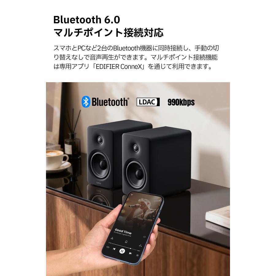 Edifier EDIFIER M90 スピーカー Bluetooth 6.0 最大100W出力 LDAC