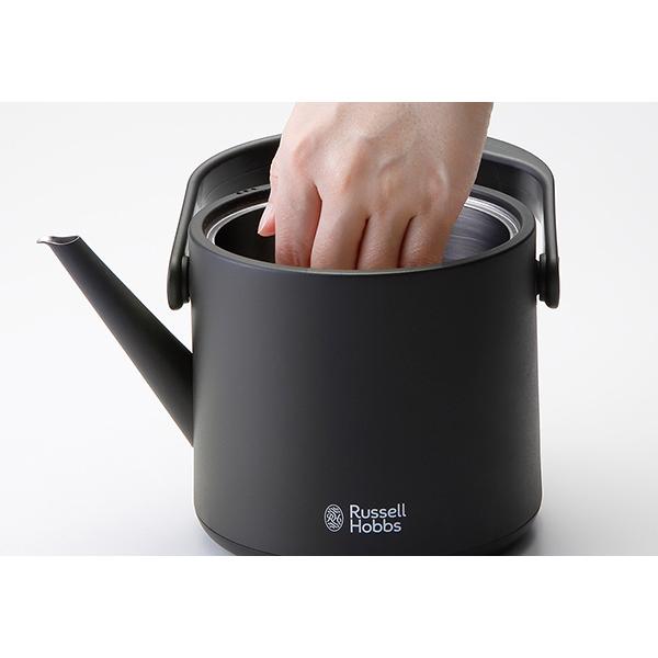 Russell Hobbs　ラッセルホブス　電気ケトル　T Kettle　ブラック　7106JP-BK｜edion-tsutayakaden｜02