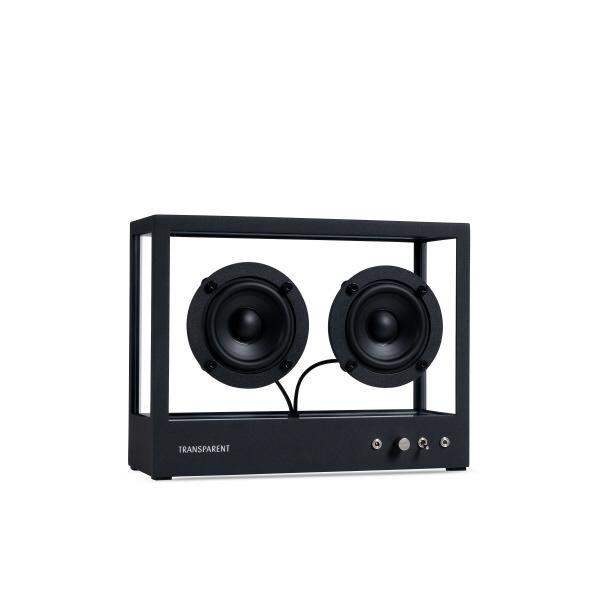 TRANSPARENT トランスペアレント ＳＭＡＬＬ ＴＲＡＮＳＰＡＲＥＮＴ ＳＰＲＡＫＥＲ TPS-04 ブラックの画像