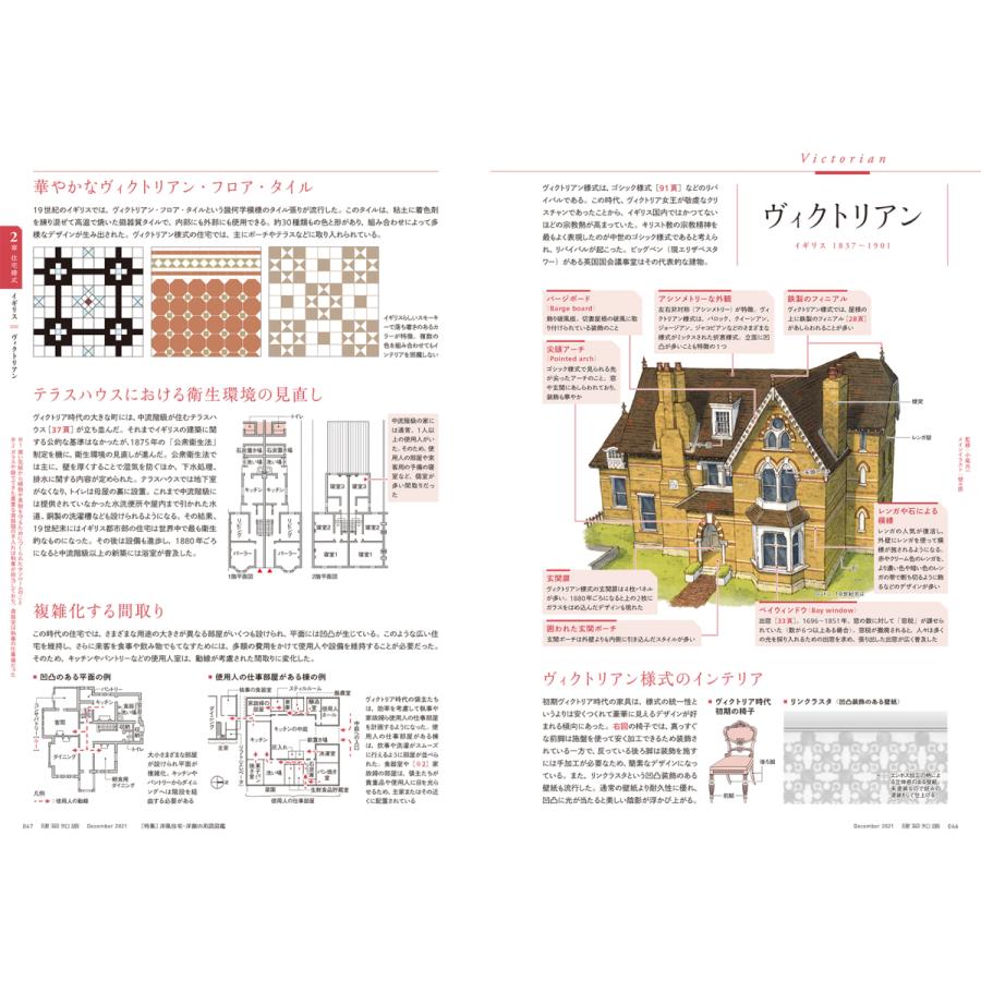 建築知識 2021年12月号 洋風住宅・洋館の用語図鑑』（エクス