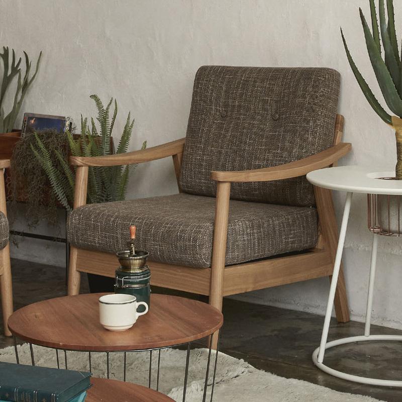 ソファ 1人掛け パーソナルソファ 木製ソファ 木製フレーム アッシュ材