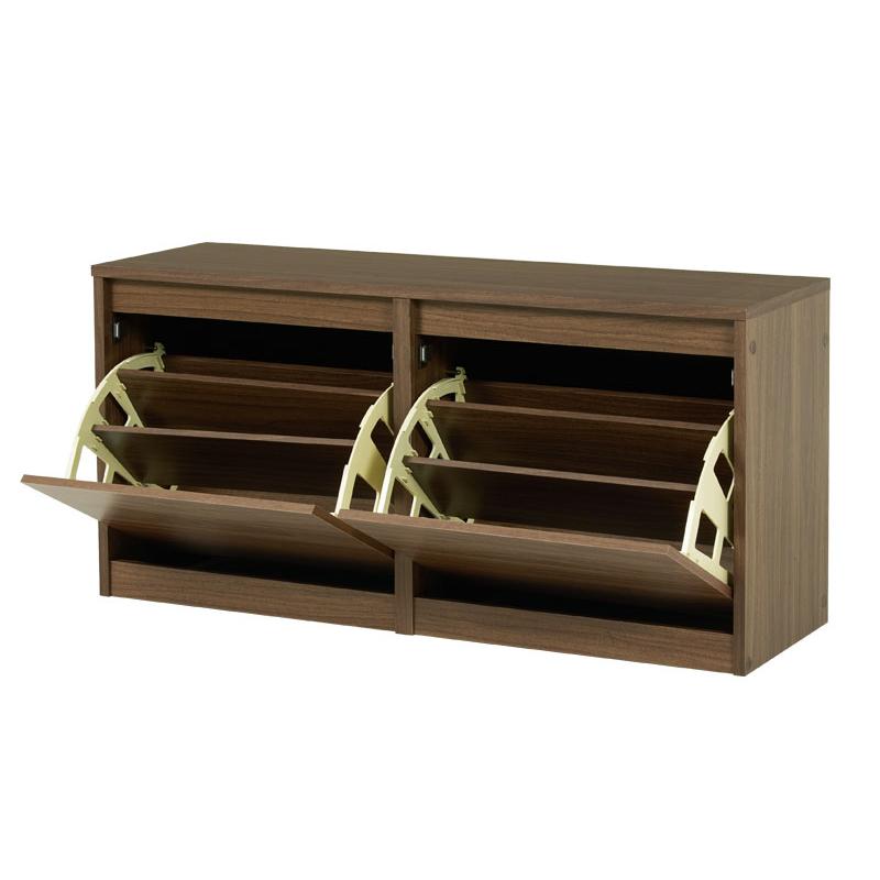 ハンドメイド　シューズベンチ　ブラウン　玄関ベンチ Amazon.co.jp: 7Life 玄関ベンチ 収納ベンチ シューズラック