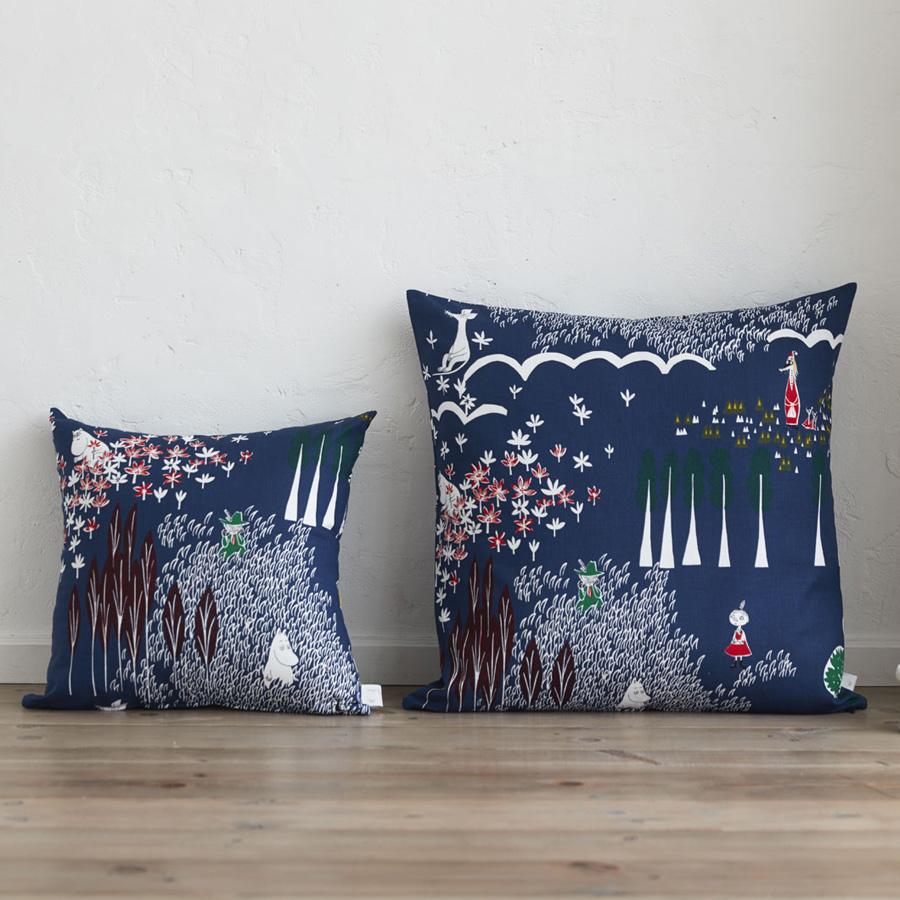 新品未開封♡unico ムーミン　クッションカバー45cm×45 北欧 QUARTER REPORT メール便 送料無料 ムーミン クッションカバー