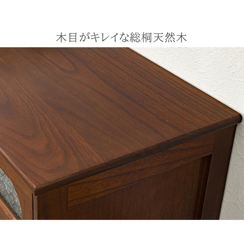 ラ*チ様 ブラウン木製キャビネット 7引き出し 3扉 左二つ！ チェスト 3