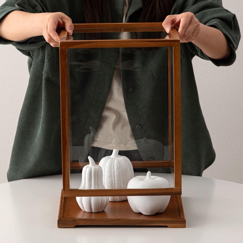 ガラスキャビネット　アンティークカウンターキャビネットショーケース　ガラスケース アンティークの美しいショーケース、マホガニー材の飾り棚