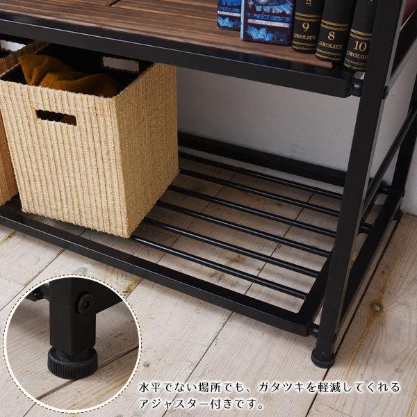 ディスプレイ台 飾り棚オープンシェルフ 両面使用 ラック おしゃれ