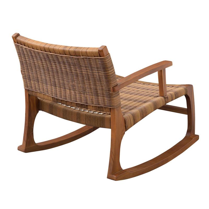 アジアン家具 ロッキングチェア チェア パーソナルチェア ローチェア