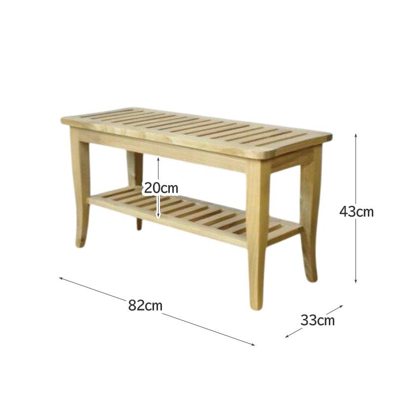 【新品未使用】LIVING HOUSE calore 無垢材ベンチ北欧ナチュラル ベンチ 無垢材 天然木 北欧 ナチュラル 幅82cm 木製 棚付き 収納 玄関