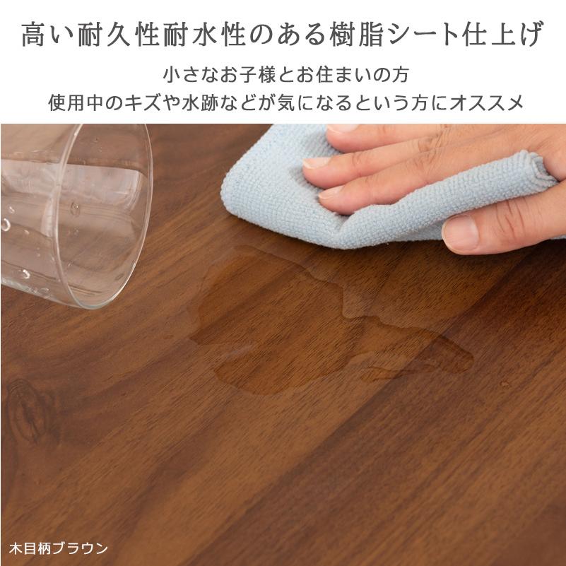 ダイニングテーブル 丸 90 2人用 おしゃれ 北欧 丸テーブル ラウンドテーブル 天然木 木目 大理石 木製テーブル 食卓 ブラウン ナチュラル ホワイト グレー_9