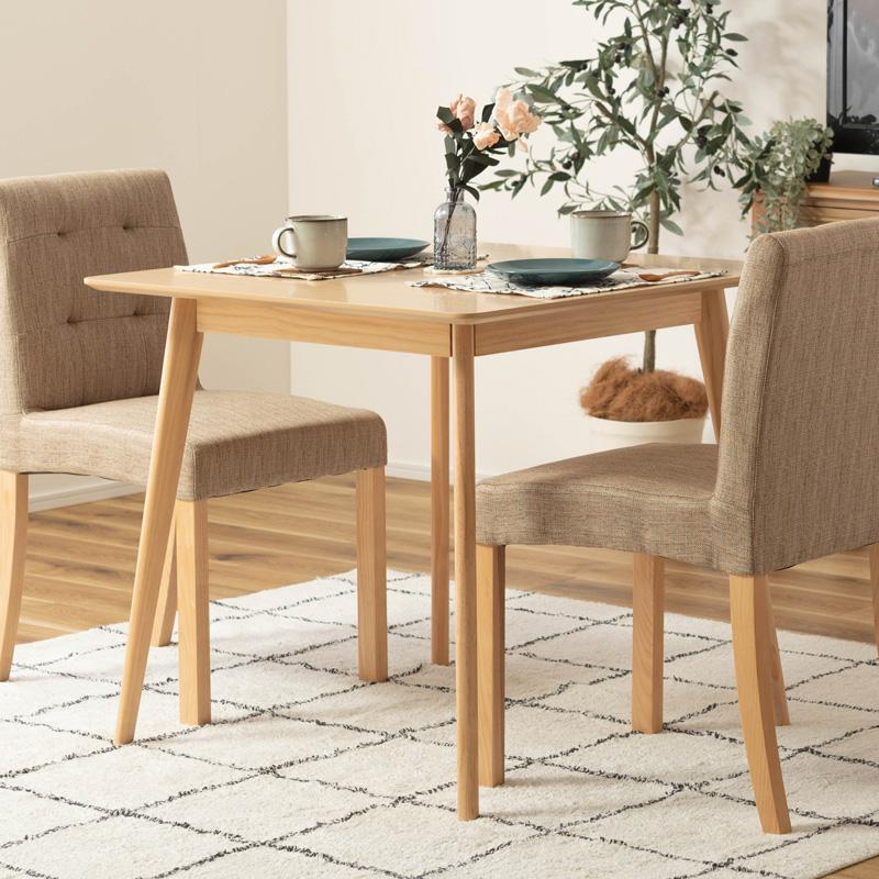 ダイニングテーブル 2人用 おしゃれ 北欧 正方形 幅80 奥行80cm 食卓