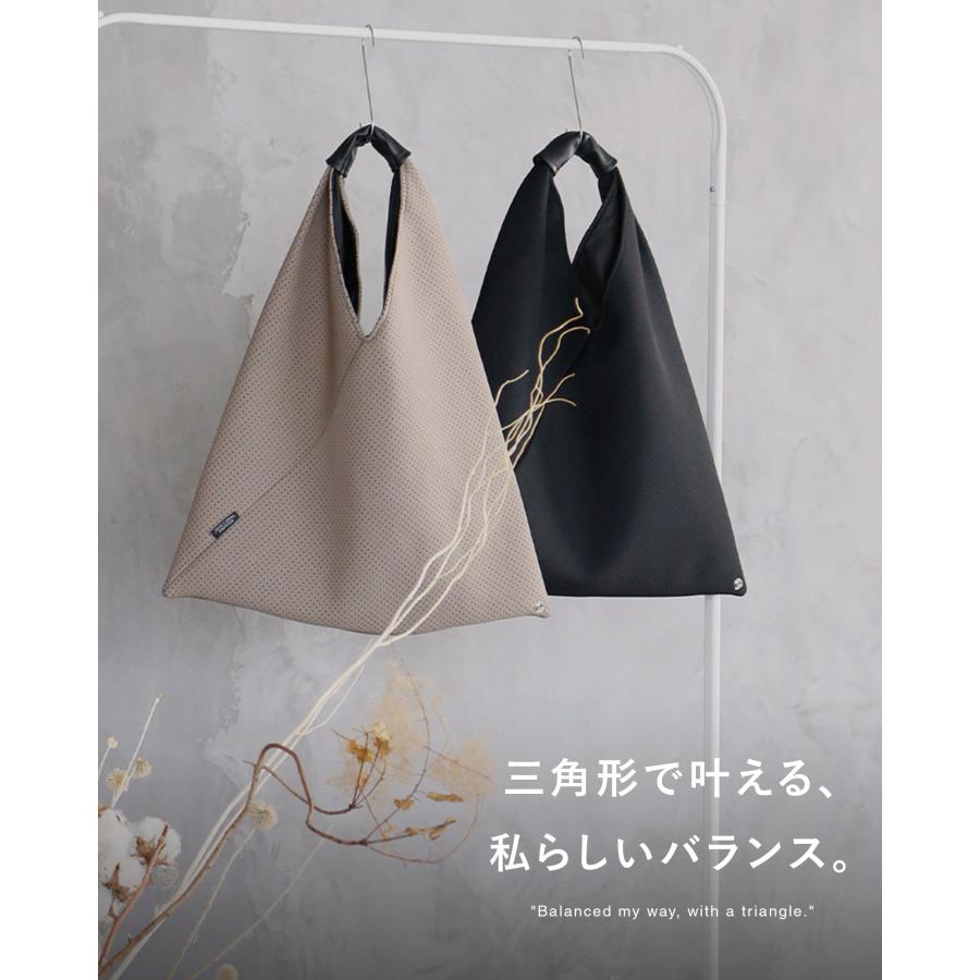 EDITA. トートバッグ 三角形 トライアングル レディース 軽量 大