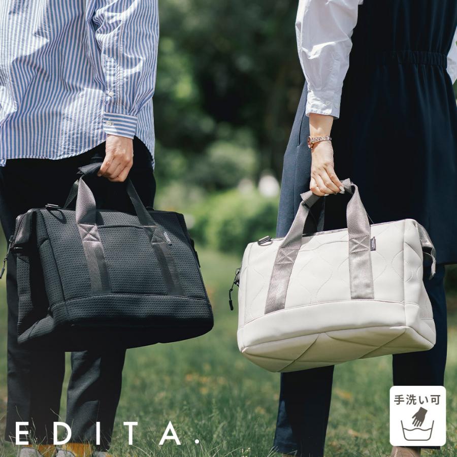 ネオプレン ボストンバッグ Mサイズ レディース エディータ メンズ Mサイズ 2way 斜めがけ レディースファッション 肩掛け 小さめボストン 洗える 軽量 丈夫 Edita エディータ Edt 057 Edt 057 Edita