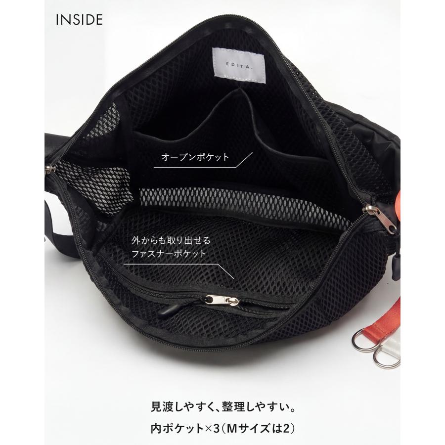 EDITA.（エディータ） ショルダーバッグ メンズ 大容量 軽量 A4対応 肩
