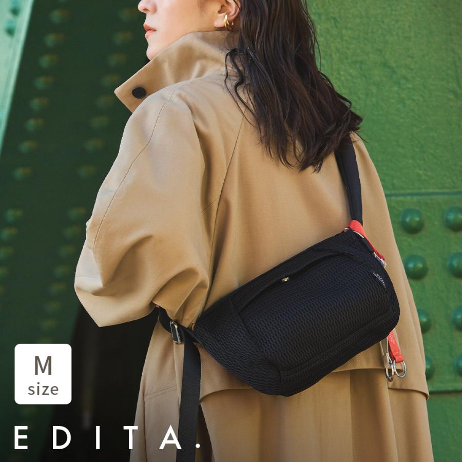 EDITA. エディータ 洗濯機で洗える ボディバッグ M サイズ EDITA. エディータ 洗濯機で洗える ボディバッグ M サイズ