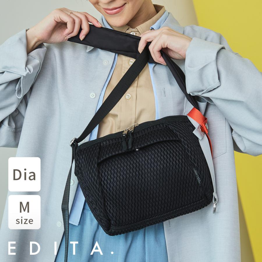 EDITA. エディータ 洗濯機で洗える ショルダーバッグ ボディ EDITA. エディータ 洗濯機で洗える ショルダーバッグ ボディ
