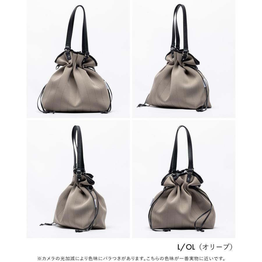 EDITA.（エディータ） 巾着バッグ A4対応 洗える 軽い 大容量 2way