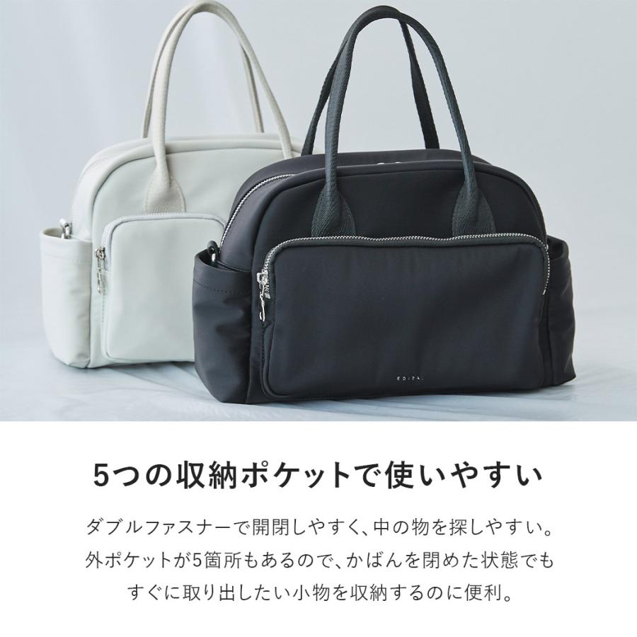 EDITA. ハンドバッグ レディース バッグ トート ショルダーバッグ 軽い 