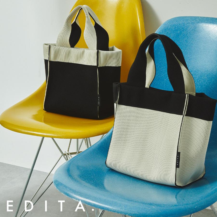 EDITA. ミニ 小さめ トート ニットバッグ ニット トートバッグ 